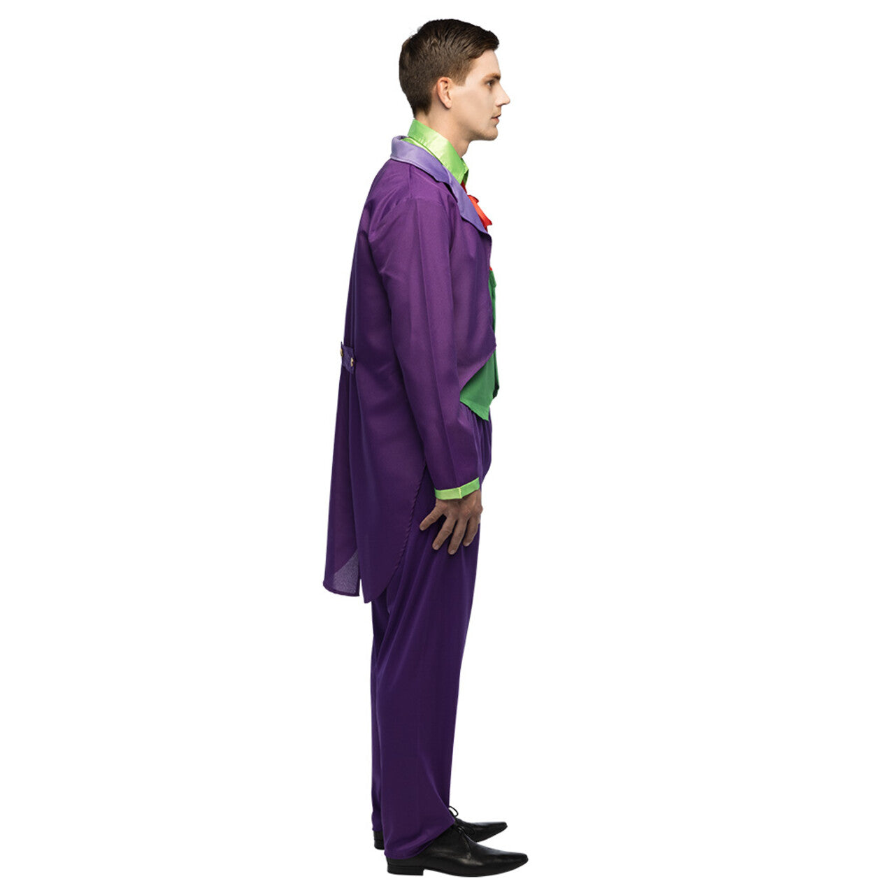 Op deze afbeelding zie je een Kostuums, van het merk Boland. Geniale Evil Joker Man Kostuum