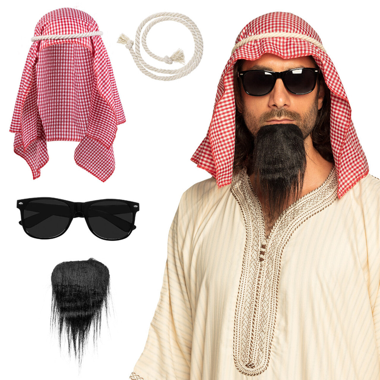 Op deze afbeelding zie je een Accessoires, van het merk Boland. Accessoire Set Sjeik Omar