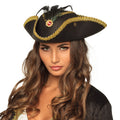 Piratenhoed Admiraal Ruby Black
