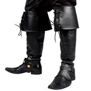 Op deze afbeelding zie je een Accessoires, van het merk Boland. Beenkappen Piraat Musketier Ryder Zwart