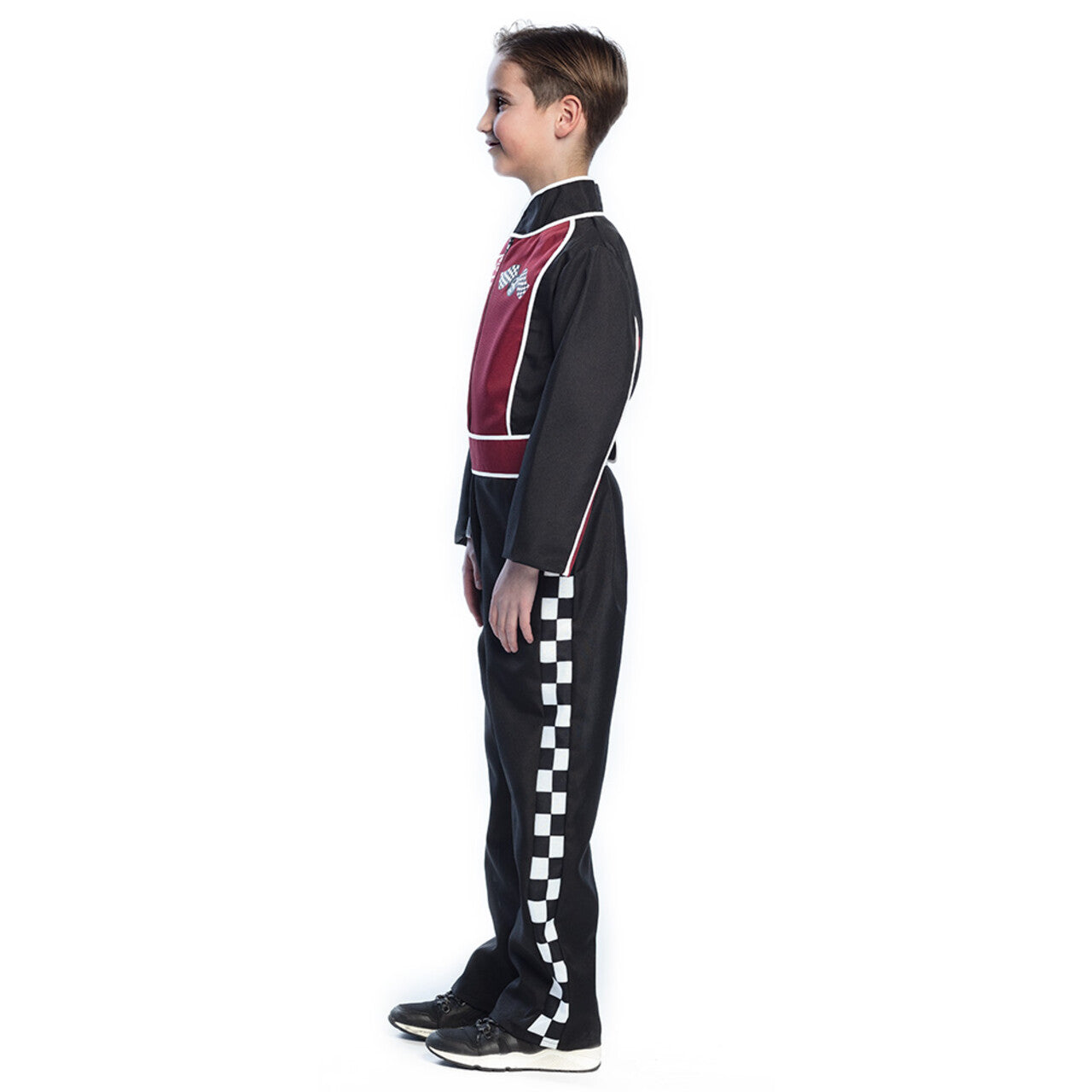 Op deze afbeelding zie je een Kostuums, van het merk Boland. Racing Rookie F1 Kind Kostuum