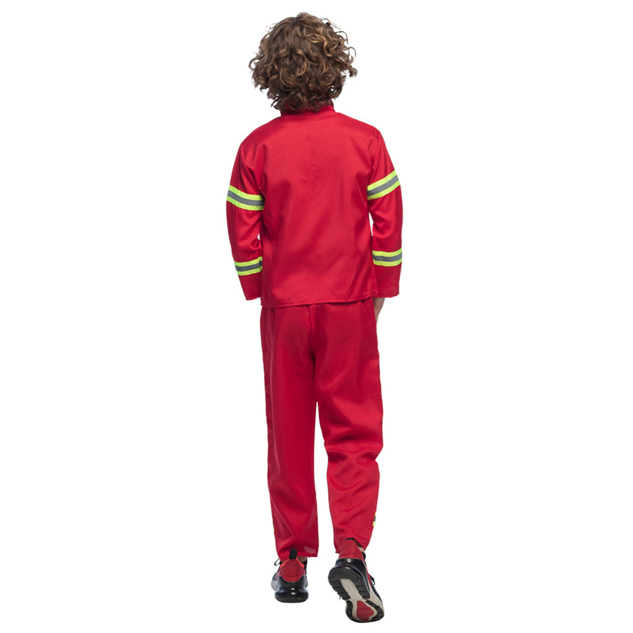 Op deze afbeelding zie je een Kostuums, van het merk Boland. Brandweerman Vurige Sam Jongen Kostuum