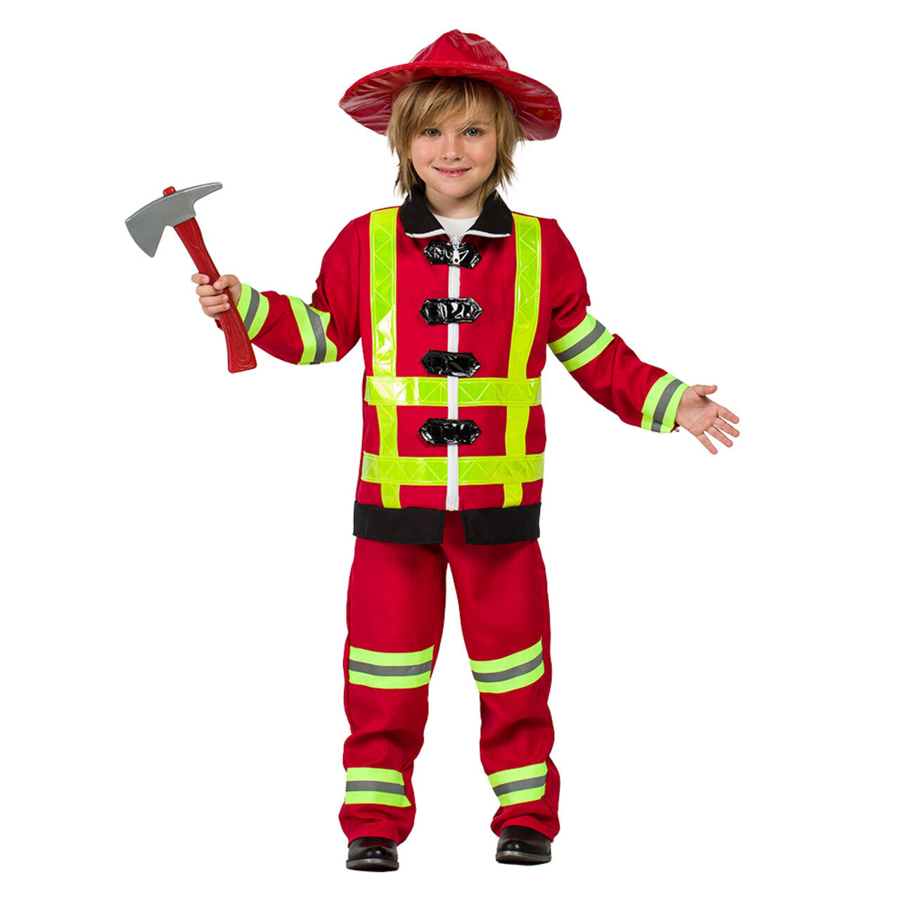 Op deze afbeelding zie je een Kostuums, van het merk Boland. Brandweerman Sullivan Kind Kostuum