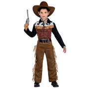Op deze afbeelding zie je een Kostuums, van het merk Boland. Cowboy Austin Kind Kostuum
