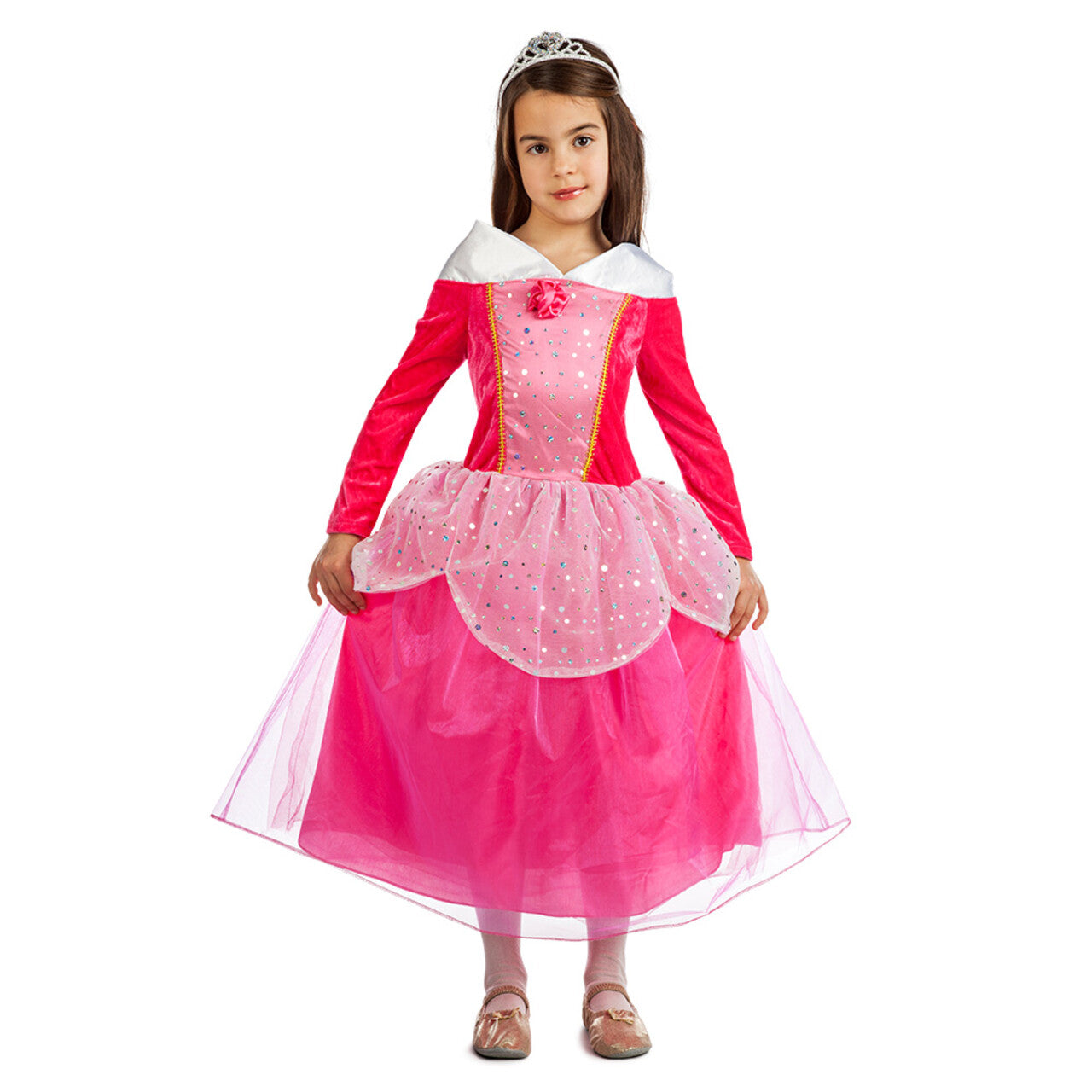 Op deze afbeelding zie je een Kostuums, van het merk Boland. Prinses Rosie Belle Meisje Kostuum