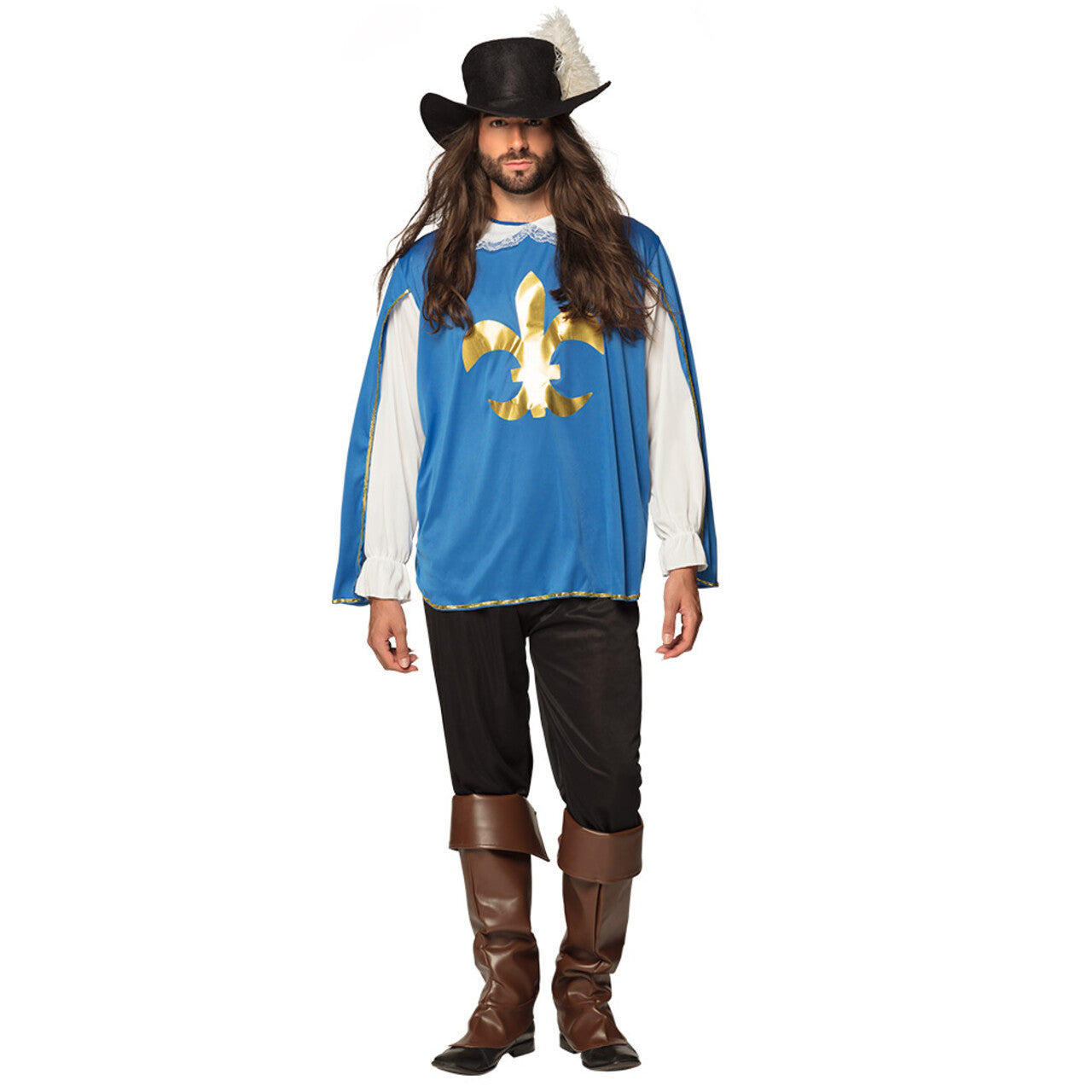 Op deze afbeelding zie je een Kostuums, van het merk Boland. Musketier Lambert Man Kostuum