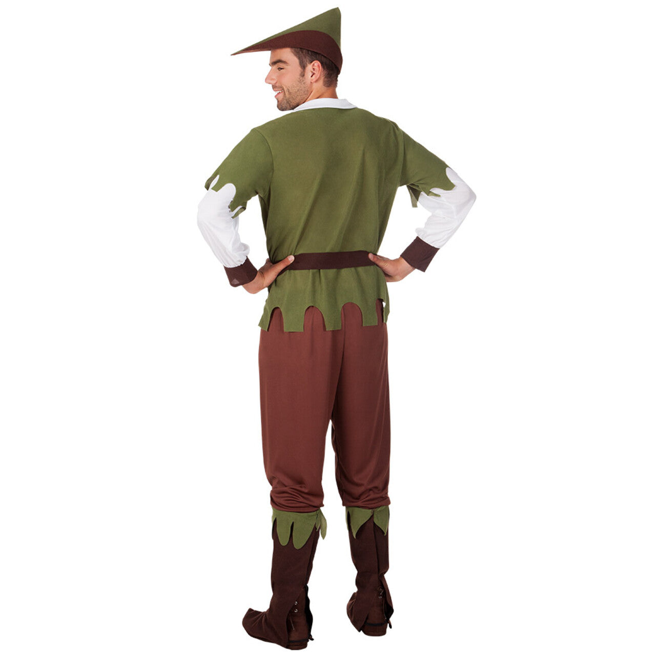 Op deze afbeelding zie je een Kostuums, van het merk Boland. Forest Hunter Robin Hoed Man Kostuum