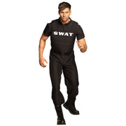 Op deze afbeelding zie je een Kostuums, van het merk Boland. Swat-Officier Workhard Man Kostuum