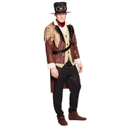 Op deze afbeelding zie je een Kostuums, van het merk Boland. Steampunkiaan Jared Steam Man Kostuum