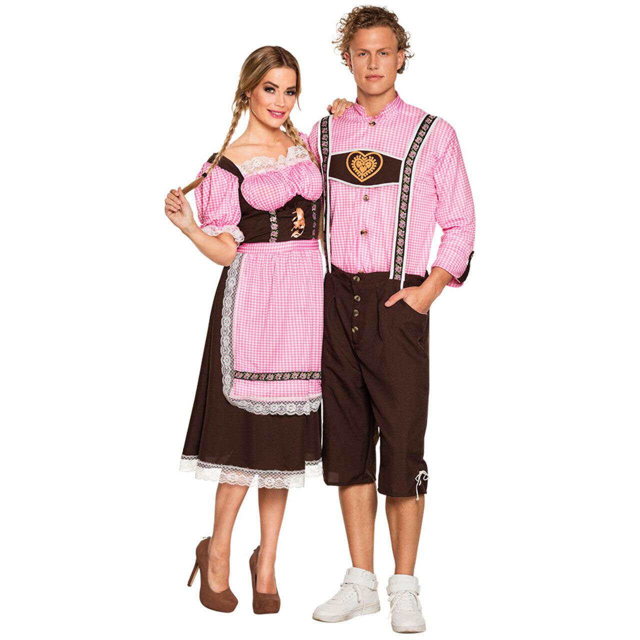 Op deze afbeelding zie je een Kostuums, van het merk Boland. Jutta Von Tirolfest Vrouw Kostuum