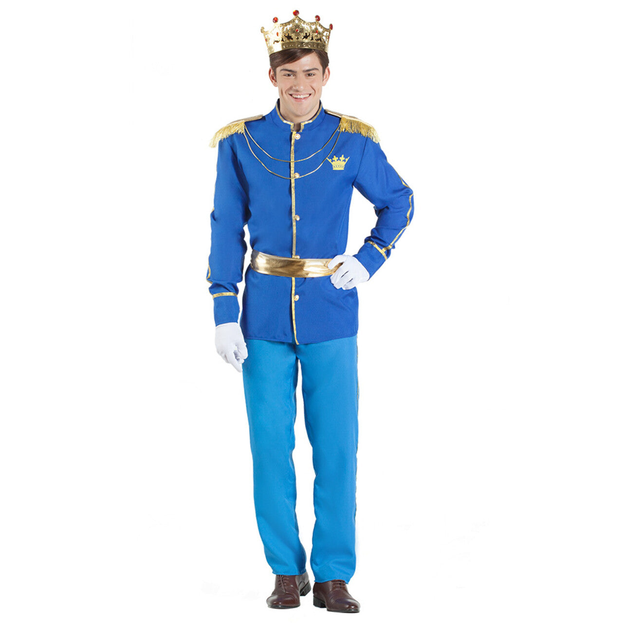 Op deze afbeelding zie je een Kostuums, van het merk Boland. Koninklijke Sprookjes Prins Man Kostuum
