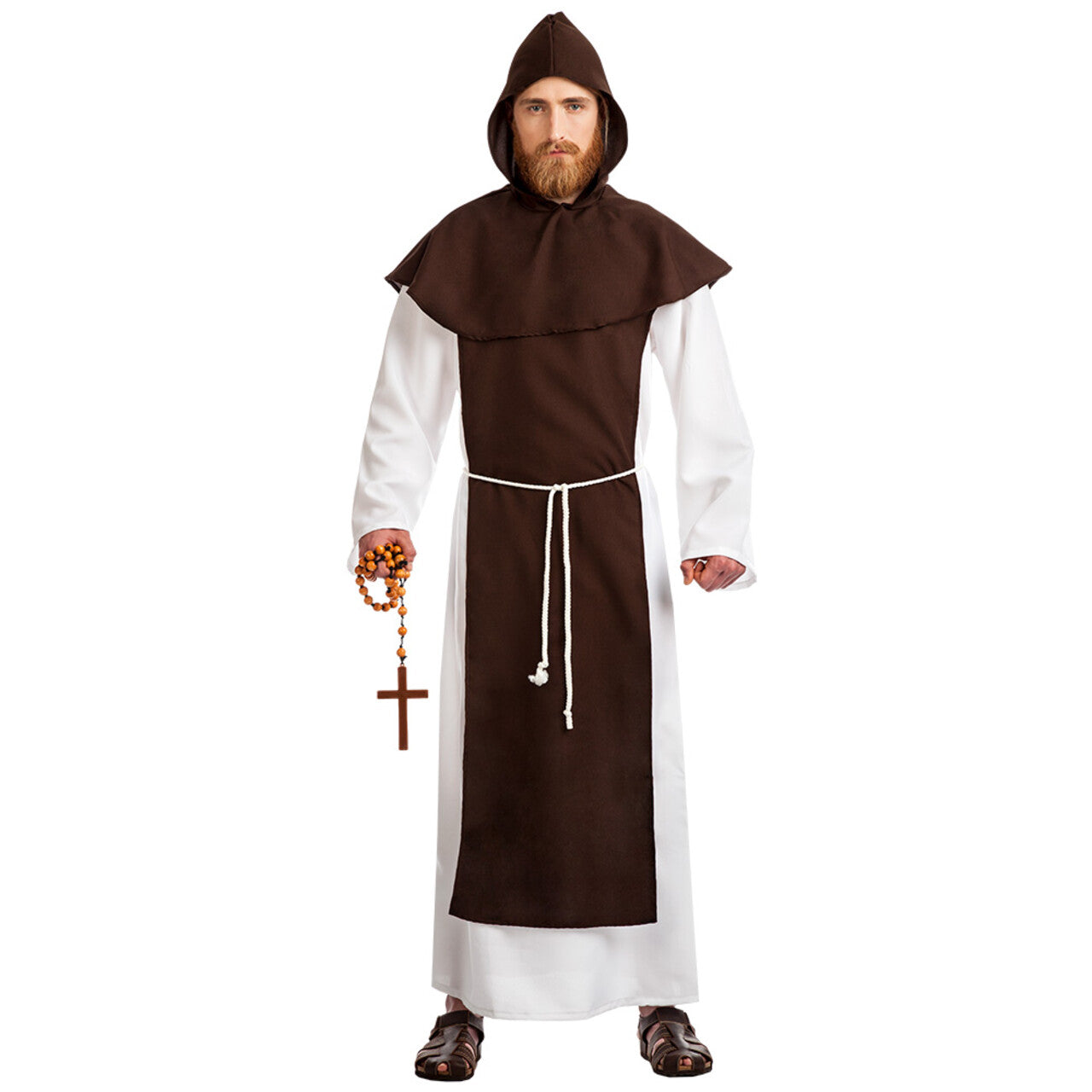 Op deze afbeelding zie je een Kostuums, van het merk Boland. Pater Monnik Johannes Man Kostuum