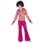 Op deze afbeelding zie je een Kostuums, van het merk Boland. Hippie Grooveflower Man Kostuum