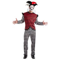 Jester Jake Circus Clown Man Kostuum