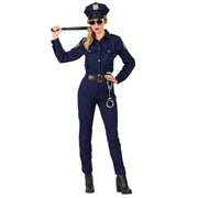 Op deze afbeelding zie je een Kostuums, van het merk Boland. Politieagente Nancy Vrouw Kostuum