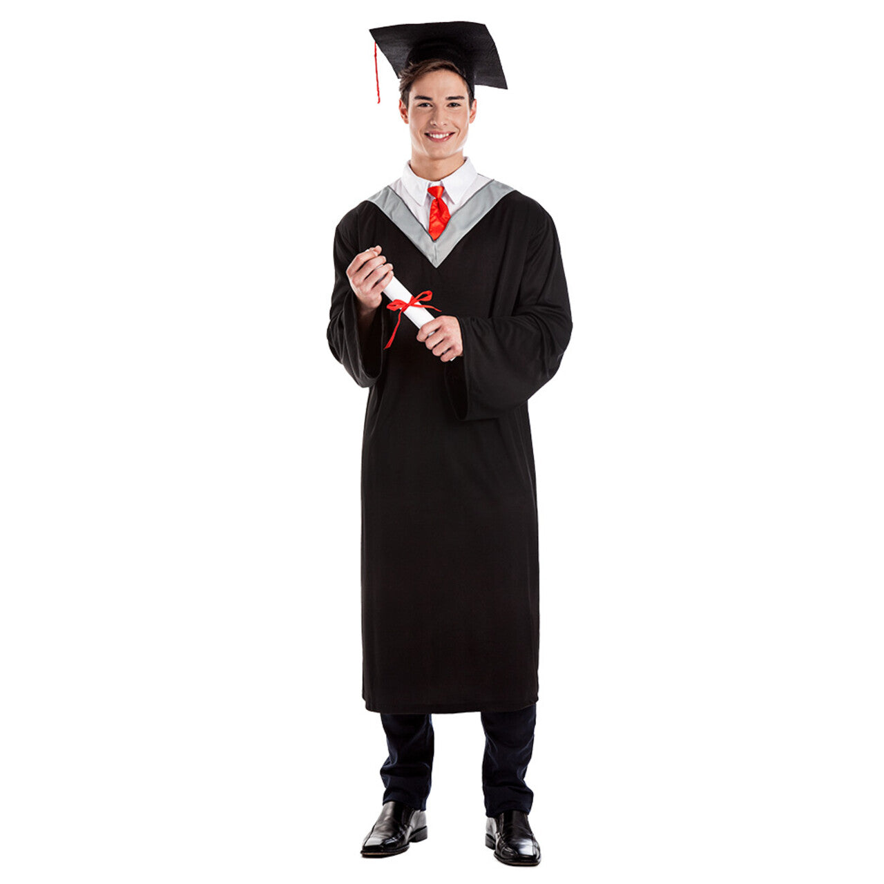 Op deze afbeelding zie je een Kostuums, van het merk Boland. Afgestudeerd Met Een Diploma Op Zak Man Kostuum