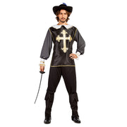 Op deze afbeelding zie je een Kostuums, van het merk Boland. Musketier Treville Man Kostuum
