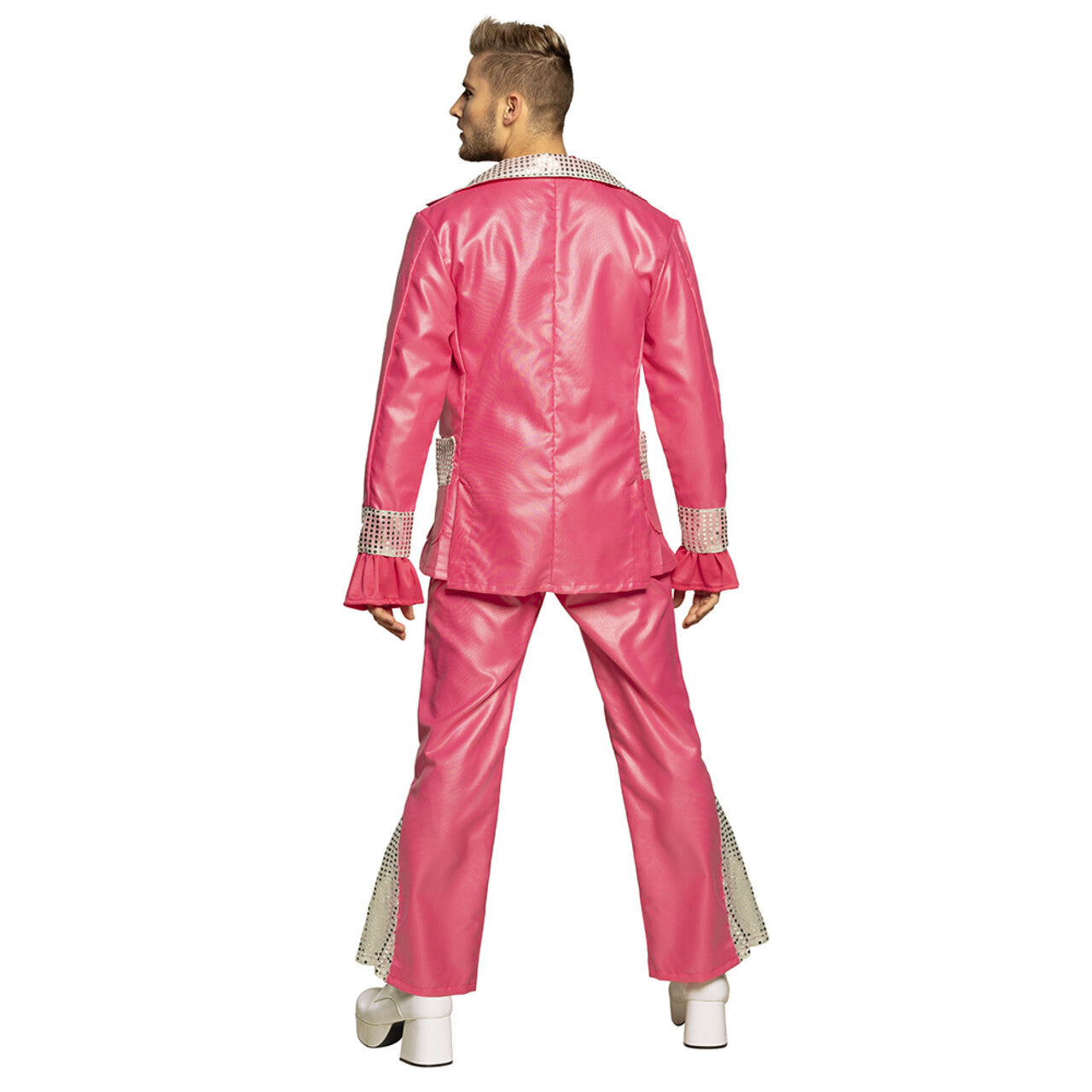 Op deze afbeelding zie je een Kostuums, van het merk Boland. Proud Disco King Man Kostuum