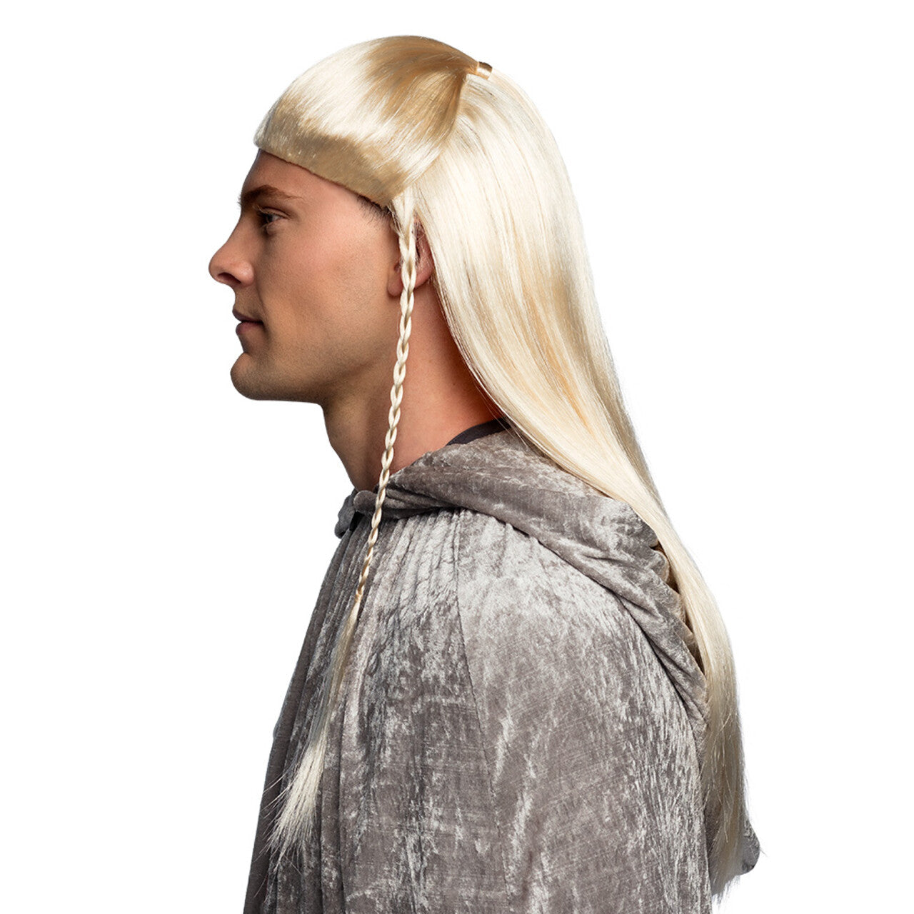 Op deze afbeelding zie je een Accessoires, van het merk Boland. Pruik Elf Lucolas Blond