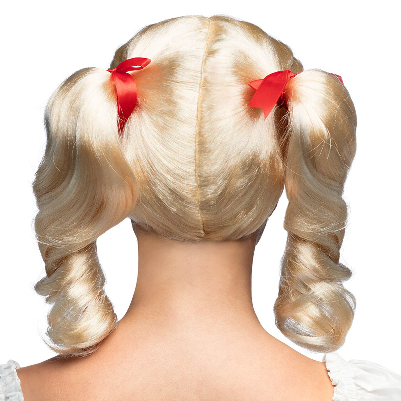 Op deze afbeelding zie je een Accessoires, van het merk Boland. Pruik Met Staartjes Lola Lollipop
