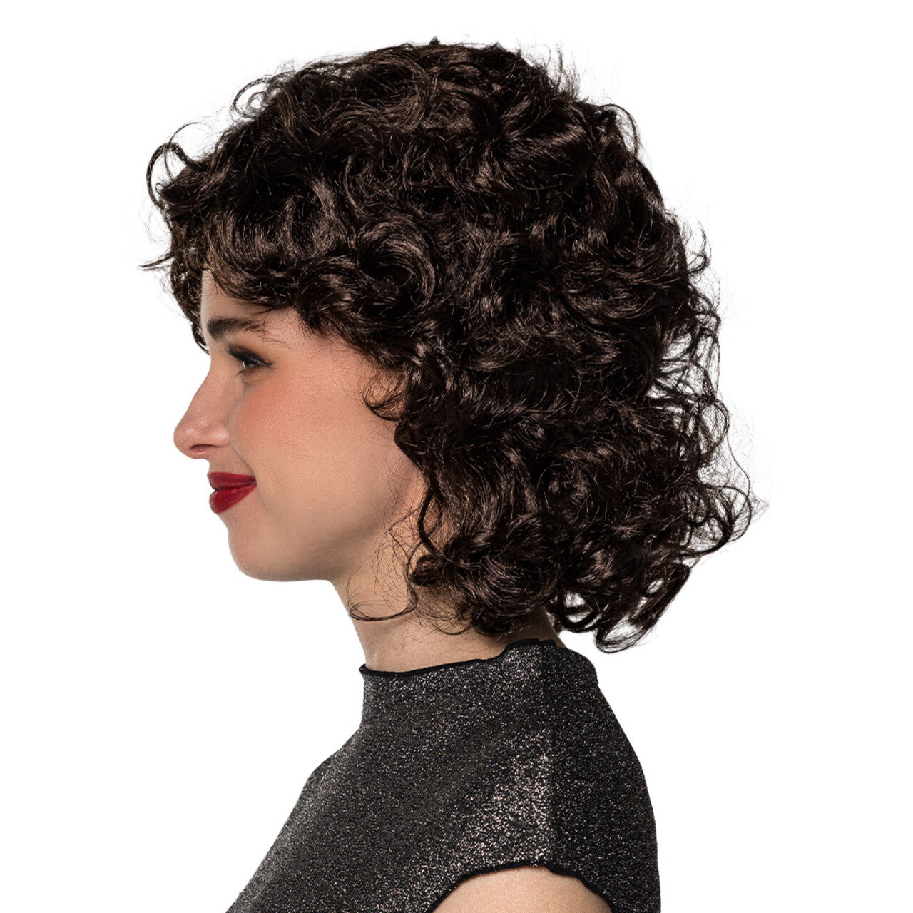 Op deze afbeelding zie je een Accessoires, van het merk Boland. Pruik Cool Curles