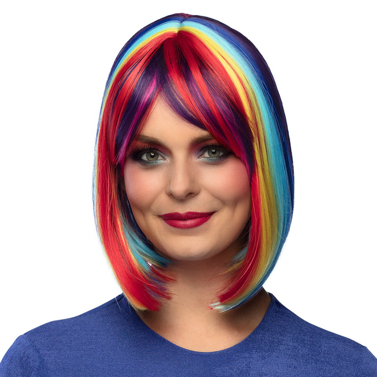 Op deze afbeelding zie je een Accessoires, van het merk Boland. Pruik Colour Rebel