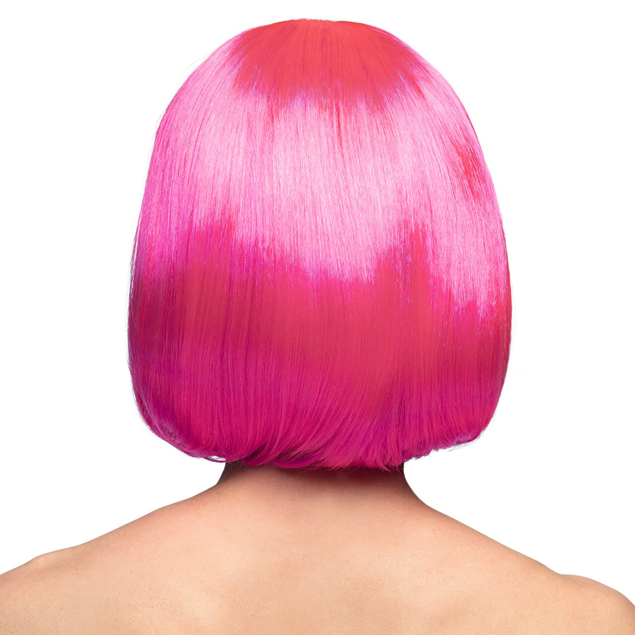 Op deze afbeelding zie je een Accessoires, van het merk Boland. Pruik Club Party Neon Roze