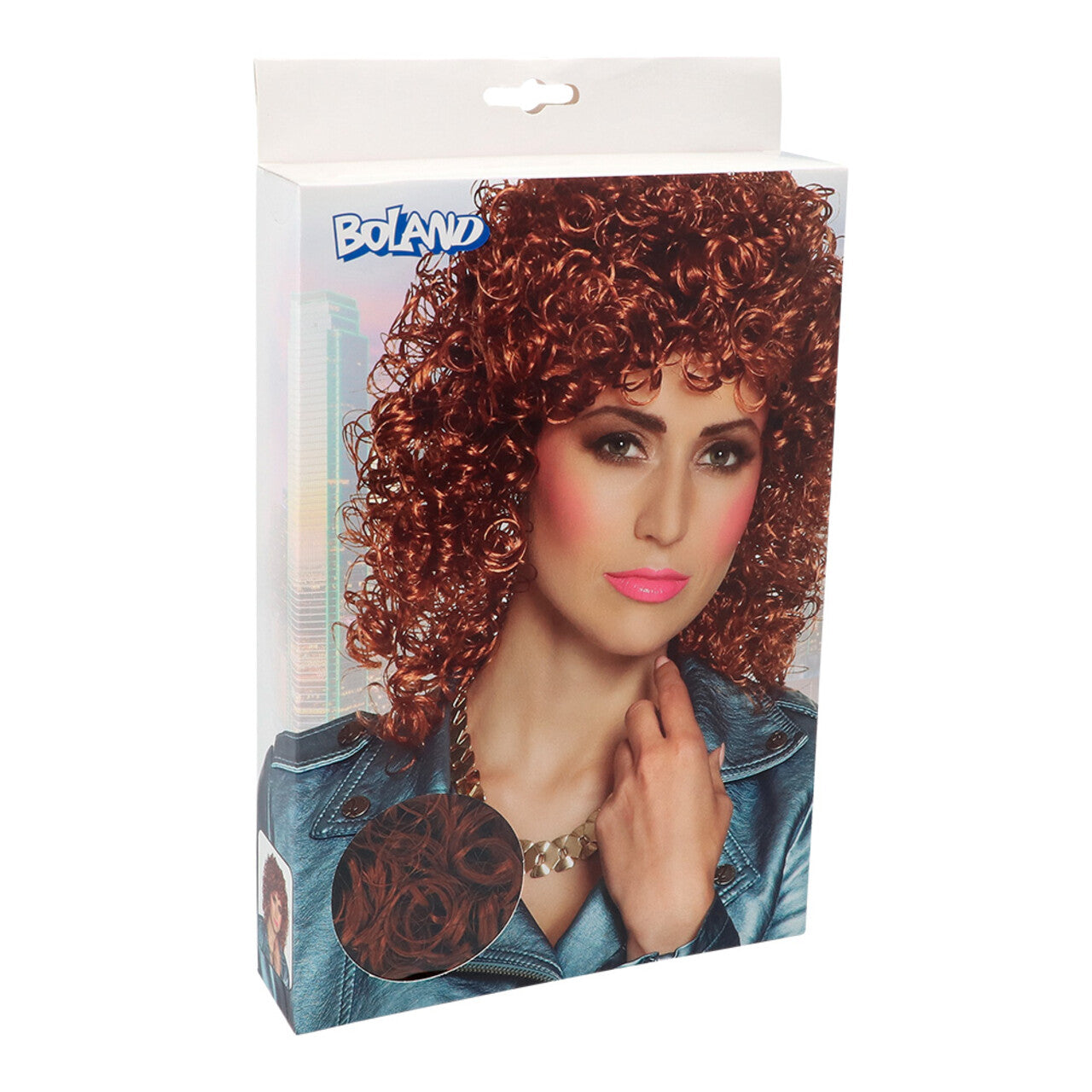 Op deze afbeelding zie je een Accessoires, van het merk Boland. Pruik Dirty Dancing Frances
