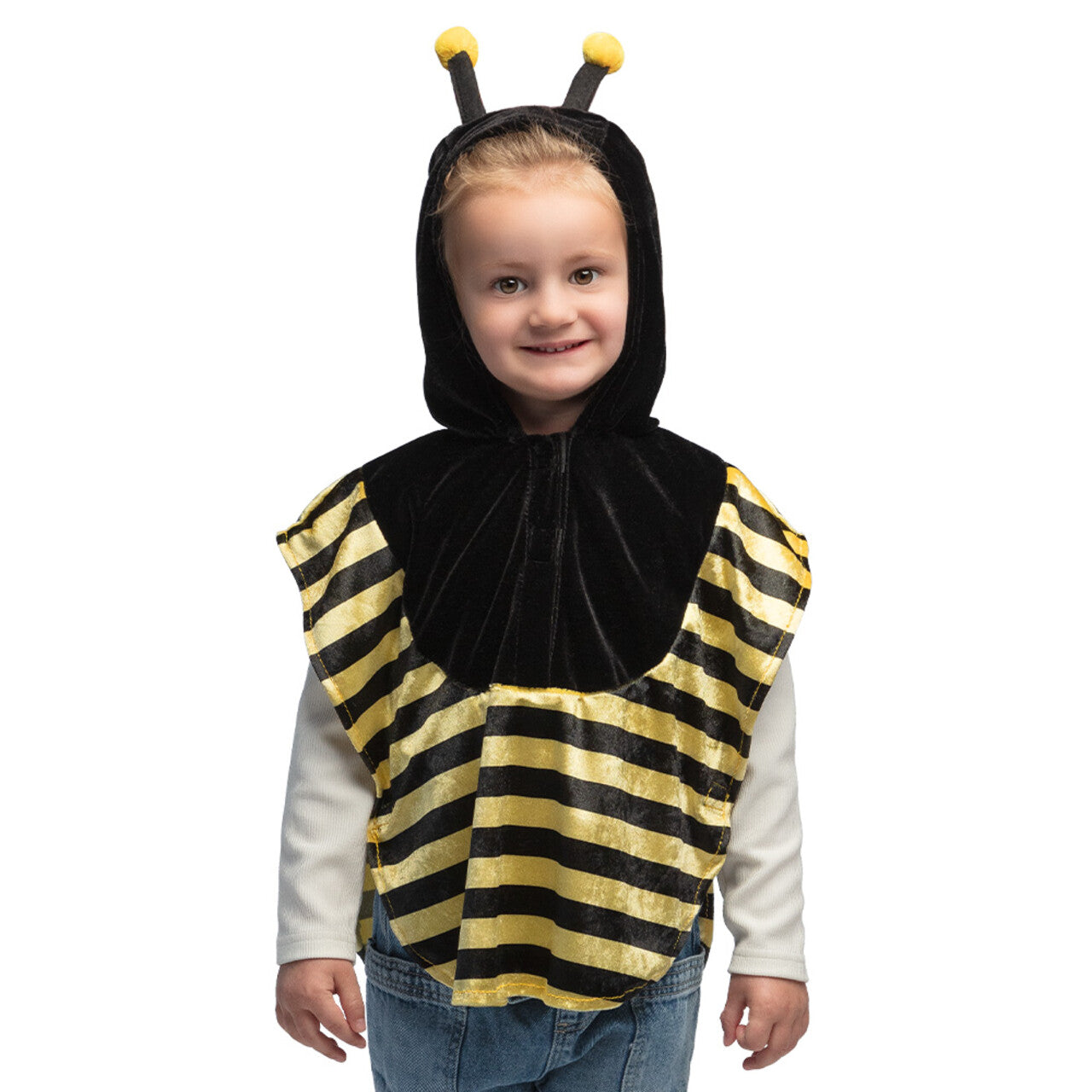 Op deze afbeelding zie je een Kostuums, van het merk Boland. Kinderponcho Kleine Blije Bij Kind
