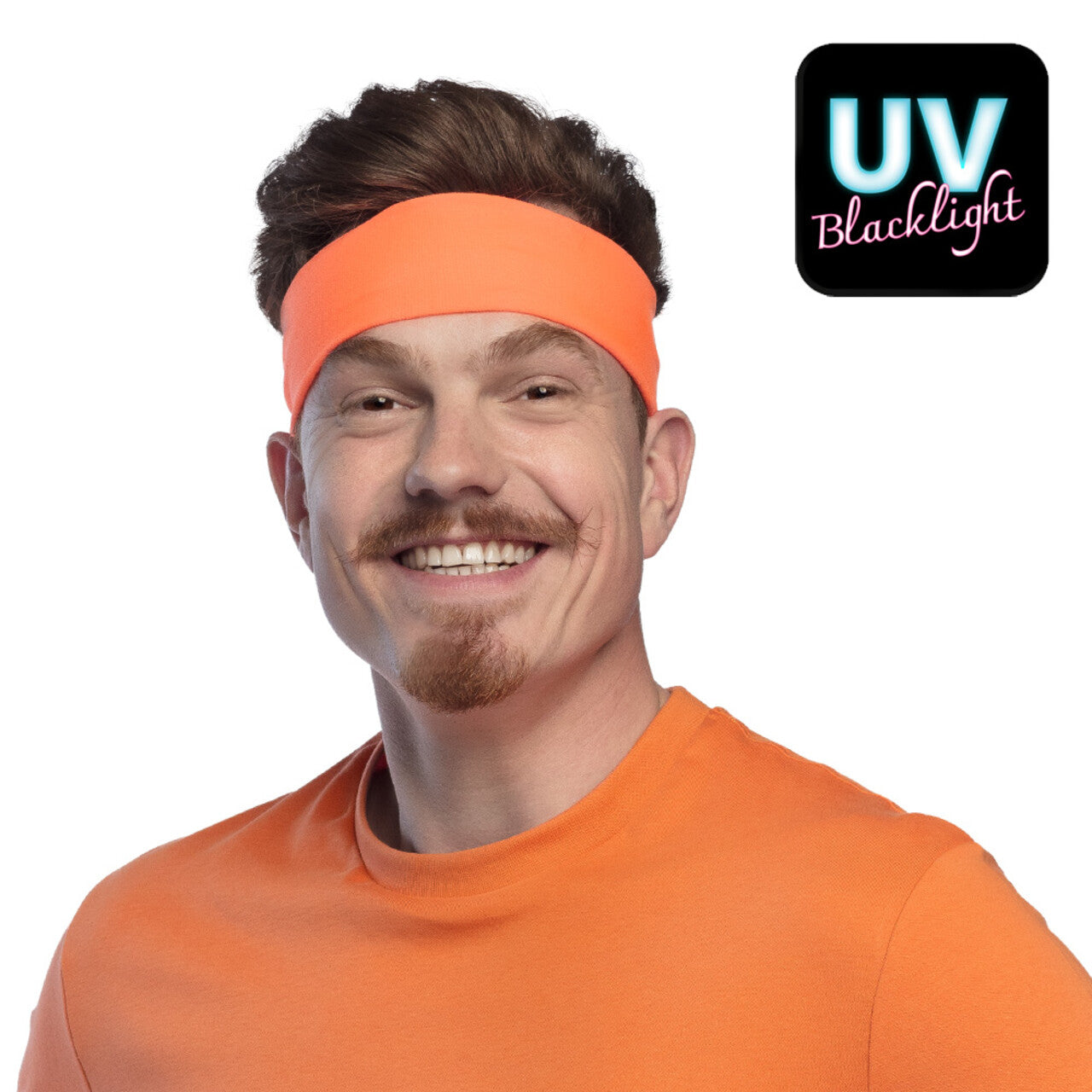 Op deze afbeelding zie je een Accessoires, van het merk Boland. Hoofdband Retro Oranje