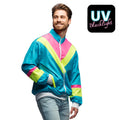 Trainingsjasje Retro Dude Neonblauw Man