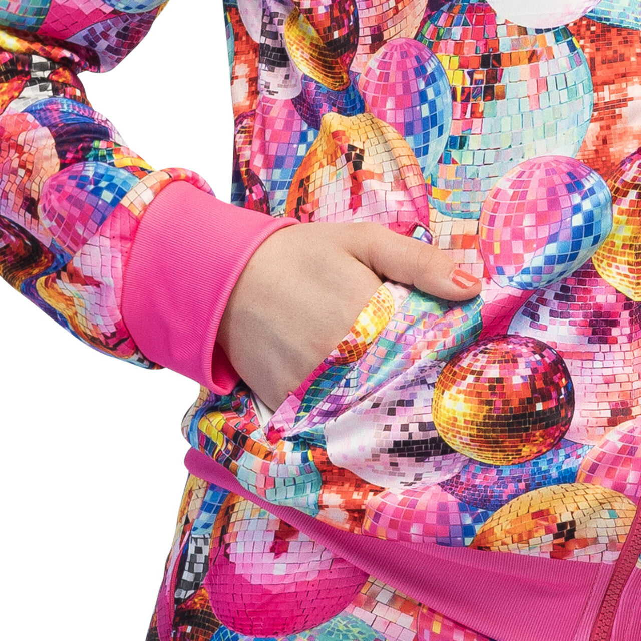 Op deze afbeelding zie je een Kostuums, van het merk Boland. Trainingspak Dancing Babe Uv (S) Premium Quality Vrouw Kostuum