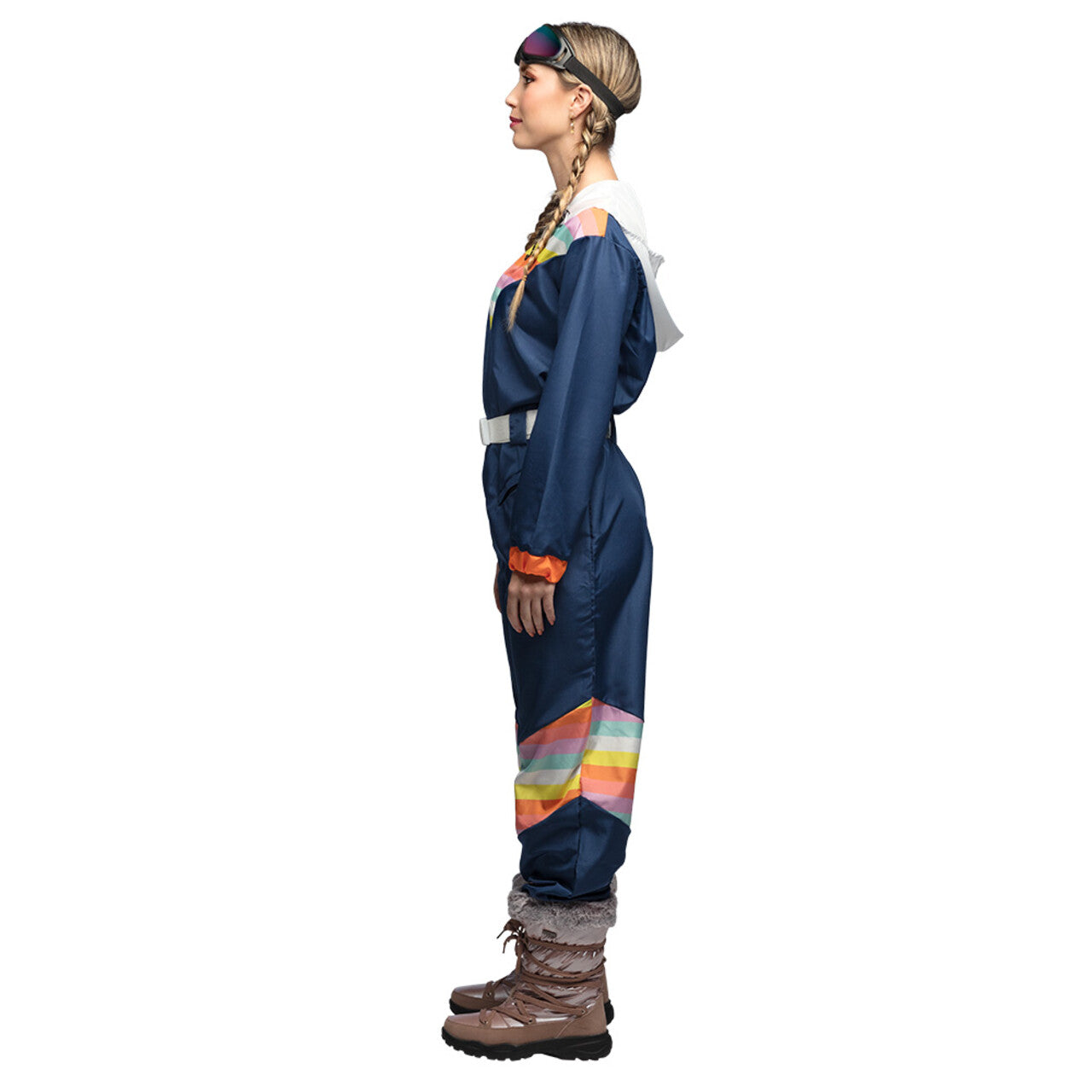 Op deze afbeelding zie je een Kostuums, van het merk Boland. Oldschool Skipak 80s Helga Vrouw Kostuum