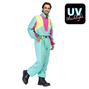Op deze afbeelding zie je een Kostuums, van het merk Boland. Skipak Snow Blizzard Dude (S) Man Kostuum