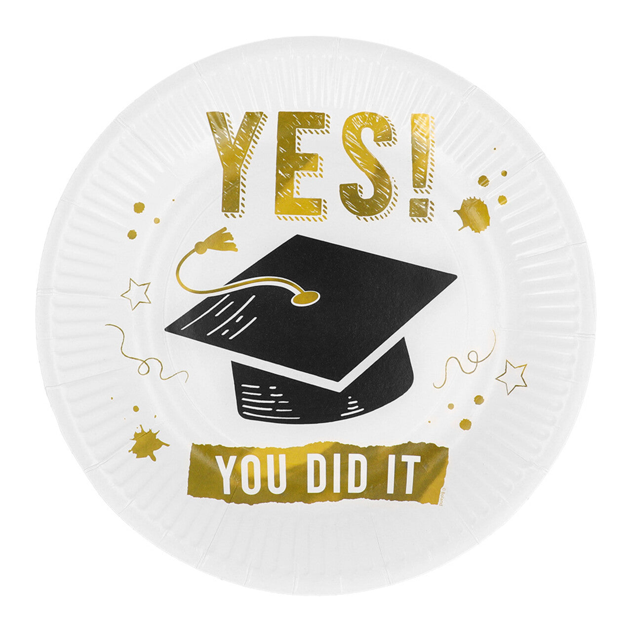 Op deze afbeelding zie je een Decoratie, van het merk Boland. Bordjes Geslaagd Yes! You Did It