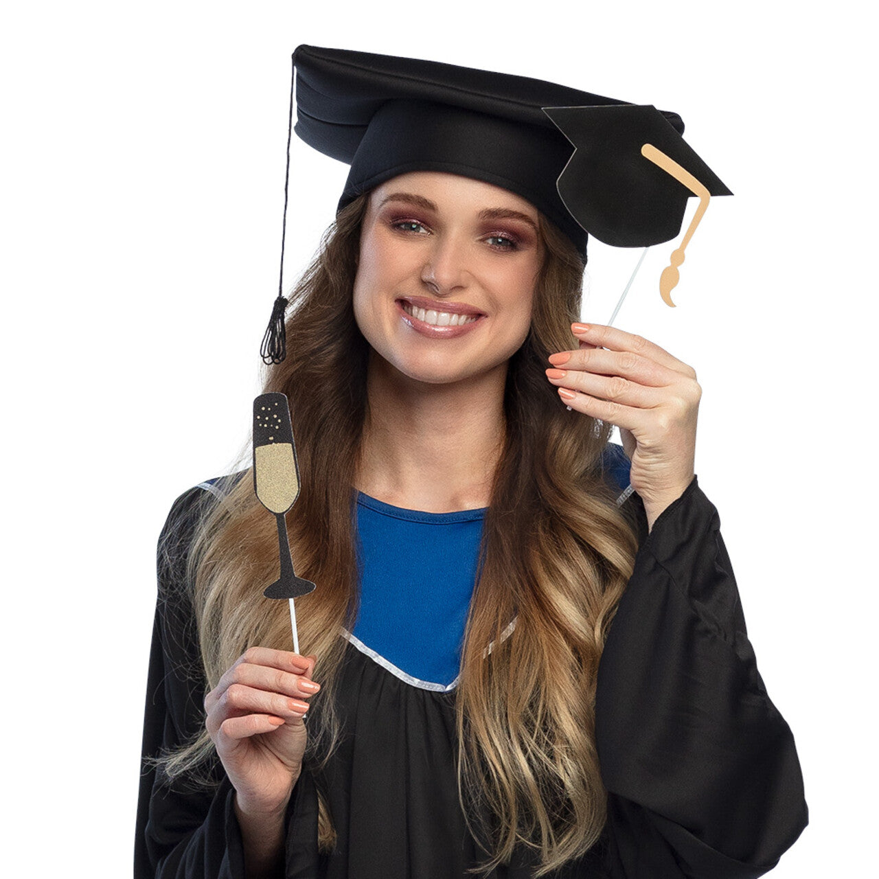 Op deze afbeelding zie je een Accessoires, van het merk Boland. Fotohokje Pimp Your Photo Props 10delig Geslaagd