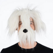 Op deze afbeelding zie je een Accessoires, van het merk Chaks. Witte Harige Hond Snuffel Masker