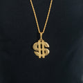 Ketting Goud Dollar Sign