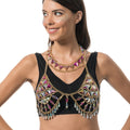 Roze Diamanten Festival Bikini Top Vrouw