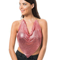 Party Hard Festival Top Roze Vrouw