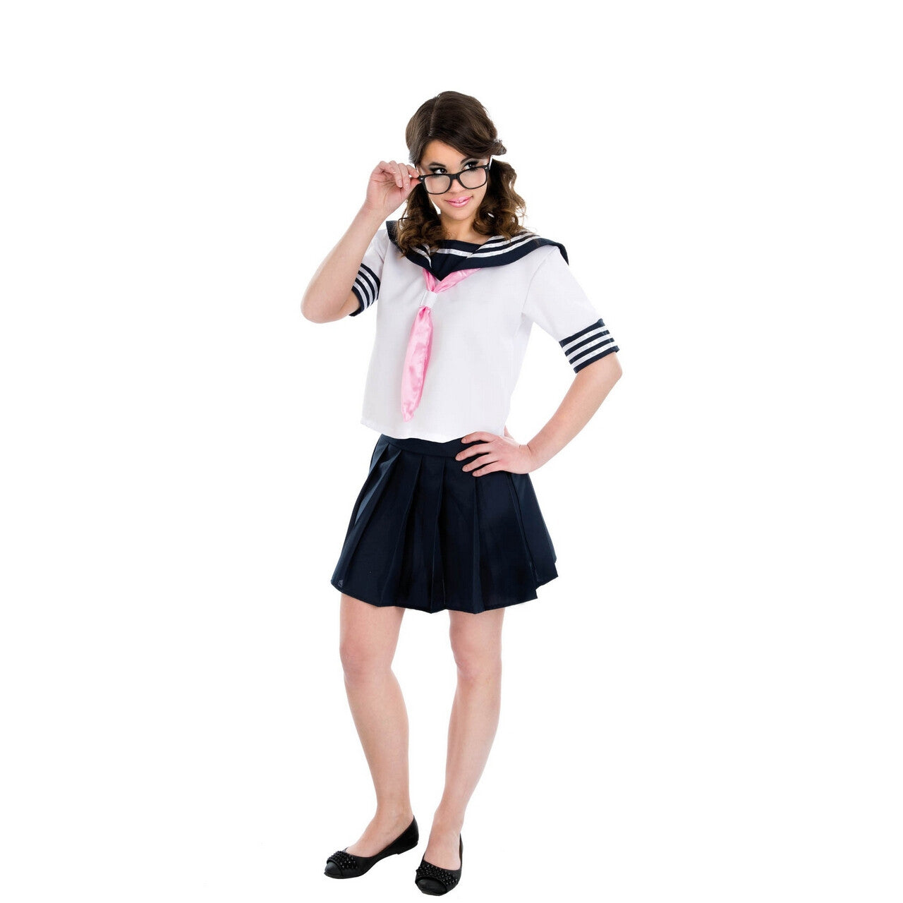 Op deze afbeelding zie je een Kostuums, van het merk Chaks. Zeer Brave Student Vrouw Kostuum