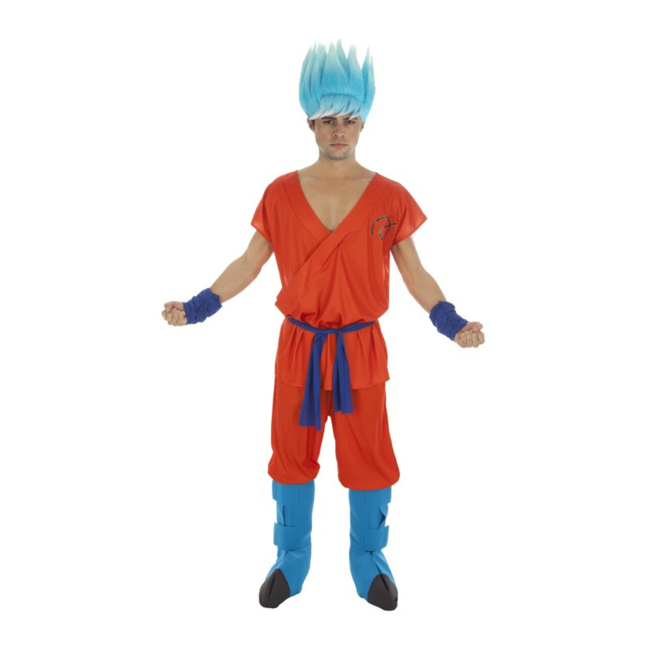 Op deze afbeelding zie je een Kostuums, van het merk Chaks. Goku™ Super Saiyan God Dragon Bal Z™ Man Kostuum