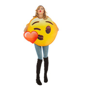 Op deze afbeelding zie je een Kostuums, van het merk Chaks. Blow Me One Kiss Emoji Kostuum