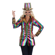 Op deze afbeelding zie je een Kostuums, van het merk Chaks. Time To Rainbow Shine Jas Vrouw