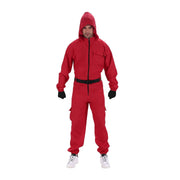 Op deze afbeelding zie je een Kostuums, van het merk Chaks. Squad Gamer Rood Kostuum