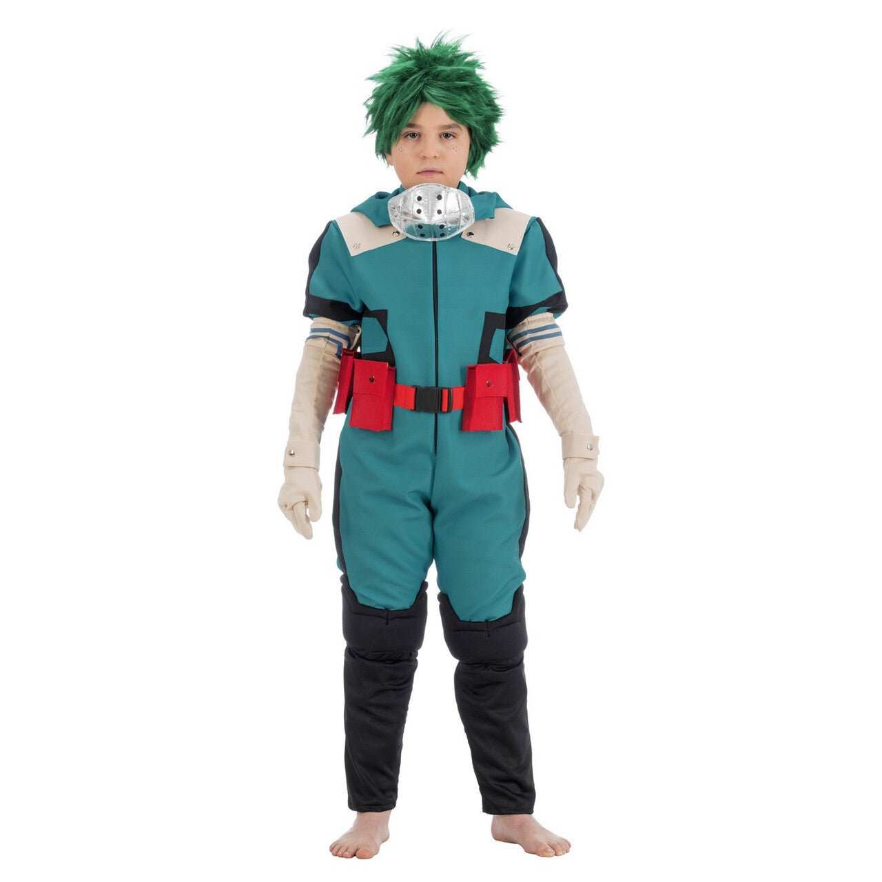 Op deze afbeelding zie je een Kostuums, van het merk Chaks. Izuku Deku Midoriya Kind Kostuum