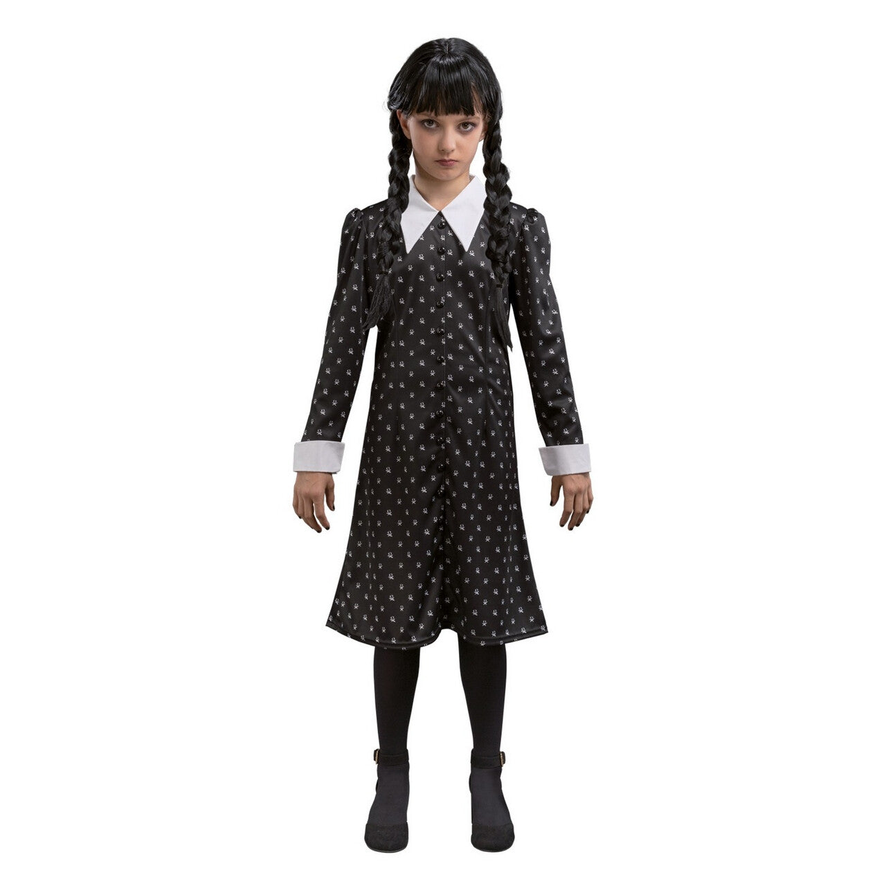 Op deze afbeelding zie je een Kostuums, van het merk Chaks. Wednesday™ School Uniform Nevermore Meisje Kostuum