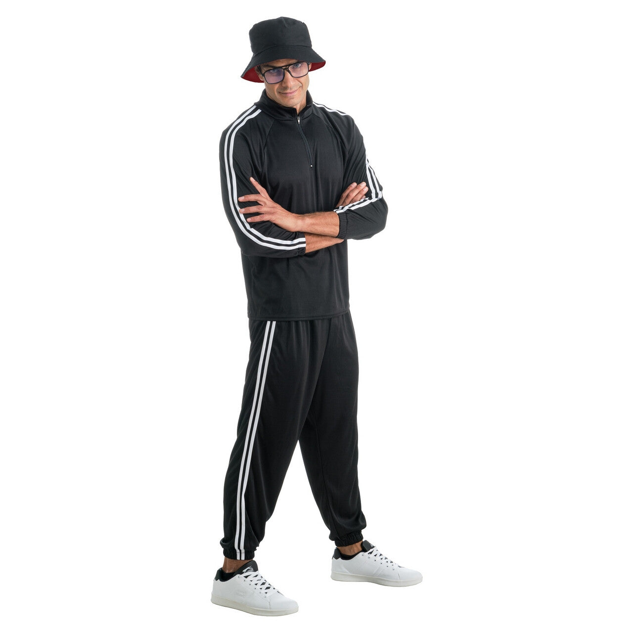 Op deze afbeelding zie je een Kostuums, van het merk Chaks. Rapper Mc Fit To Spit Man Kostuum