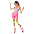 Barbie Rollerblade Babe Vrouw Kostuum