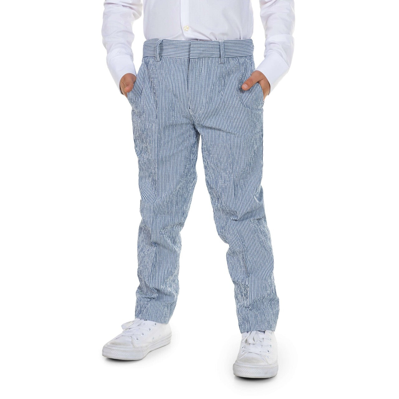 Op deze afbeelding zie je een Kostuums, van het merk Opposuits. Boys Daily Seer Sucker Jongen Kostuum